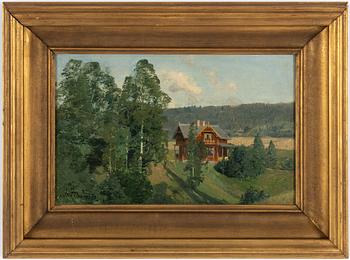 Alfred Thörne,  Vy av Karsfors.