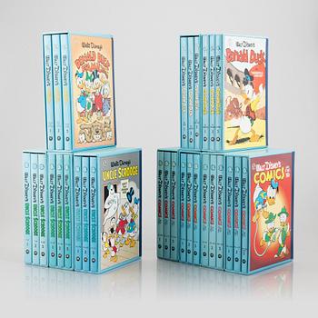 Carl Barks library, 30 volumes, Walt Disney, Another Rainbow Publishing, Arizona, USA, 1980's.