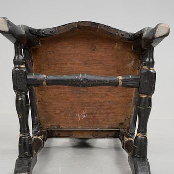 STOLAR, 3 st, senbarock, 1700-tal.