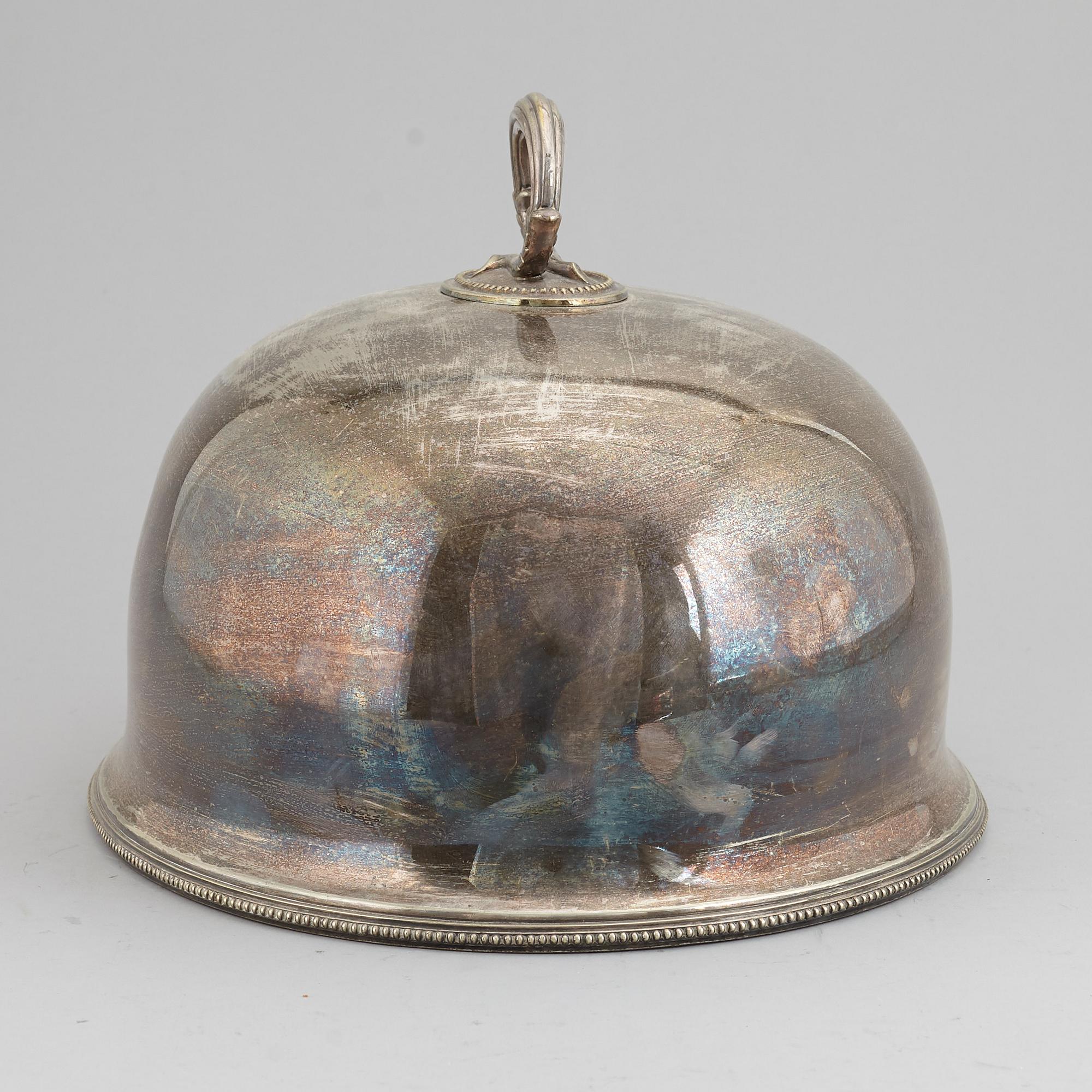 A silver plated hood, 20th Century.