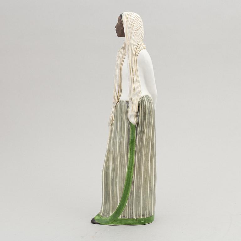 Mari Simmulson, a stoneware figurine, Upsala Ekeby.