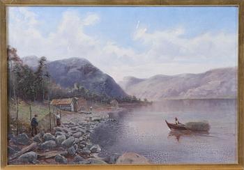 OTTO GRIPENSVÄRD, olja på duk, sign.