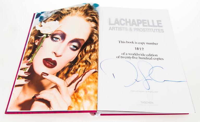 DAVID LACHAPELLE, LaChapelle Artists & Prostitutes, Taschen 2006. Signeerattu, numeroitu 1812/2500.