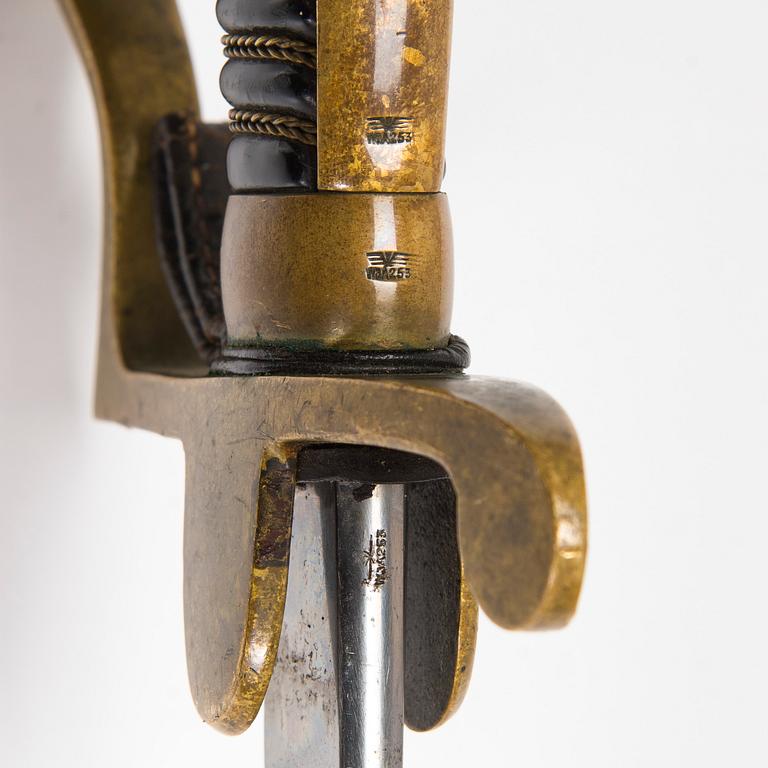 Sword, German, with scabbard, early 20th century.