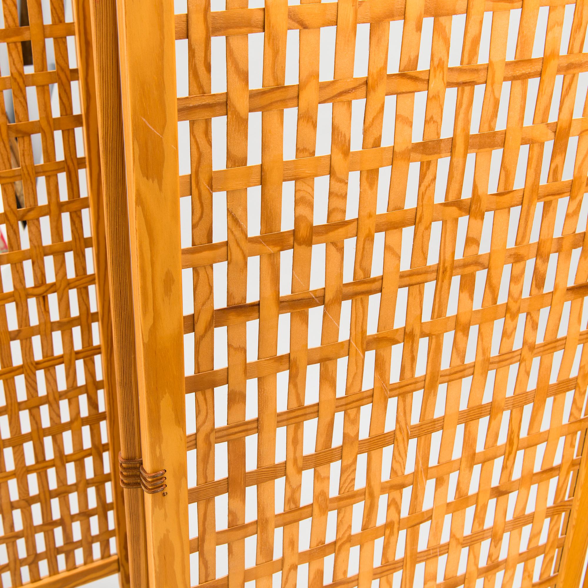 A mid-20th century 'Spåna' folding screen for Alberts Tibro.