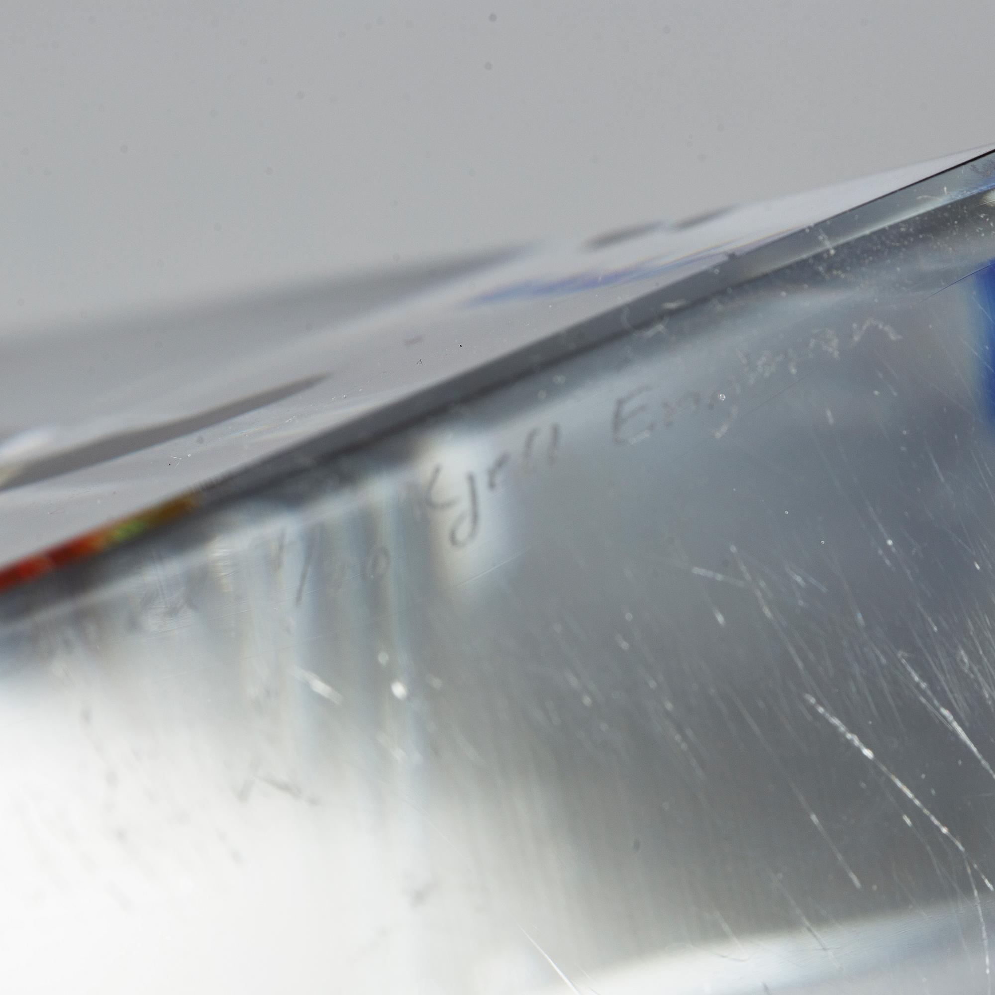 KJELL ENGMAN, glasskulptur, Kosta Boda, signerad nr 7/20.