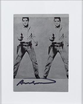 ANDY WARHOL, efter, tryck, bär signatur.