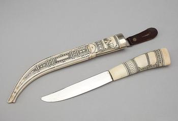 SAMEKNIV, Karl Berglund, signerad, 1900-talets andra hälft.