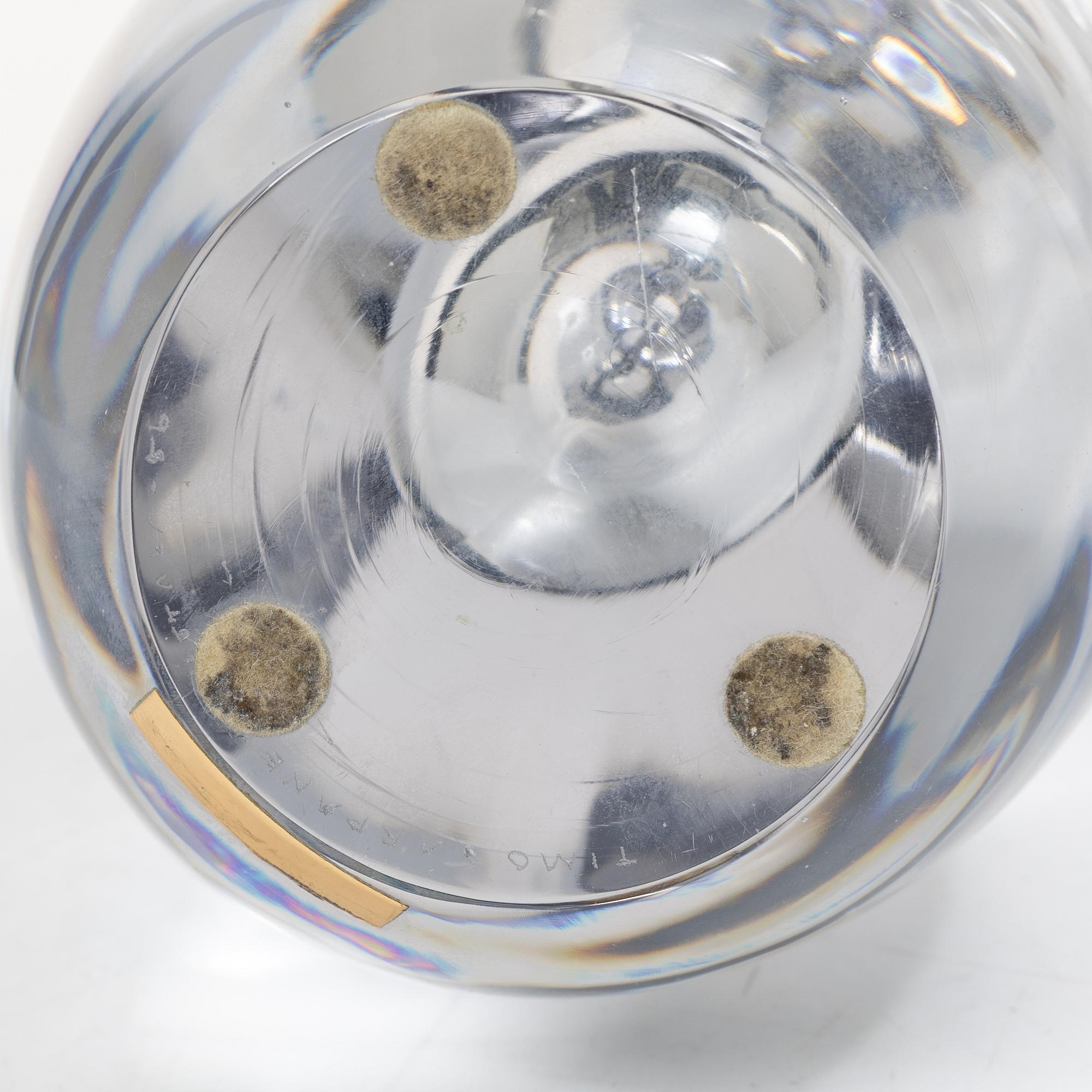 Timo Sarpaneva, skulptur/vas, "Orkidea", Iittala, Finland, 1956.