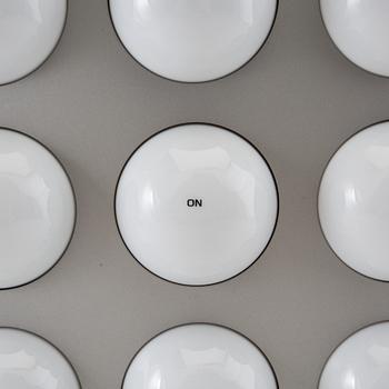 Paul Talman, vägglampa, Fifty Fifty ("ON/OFF"), 1990-tal.