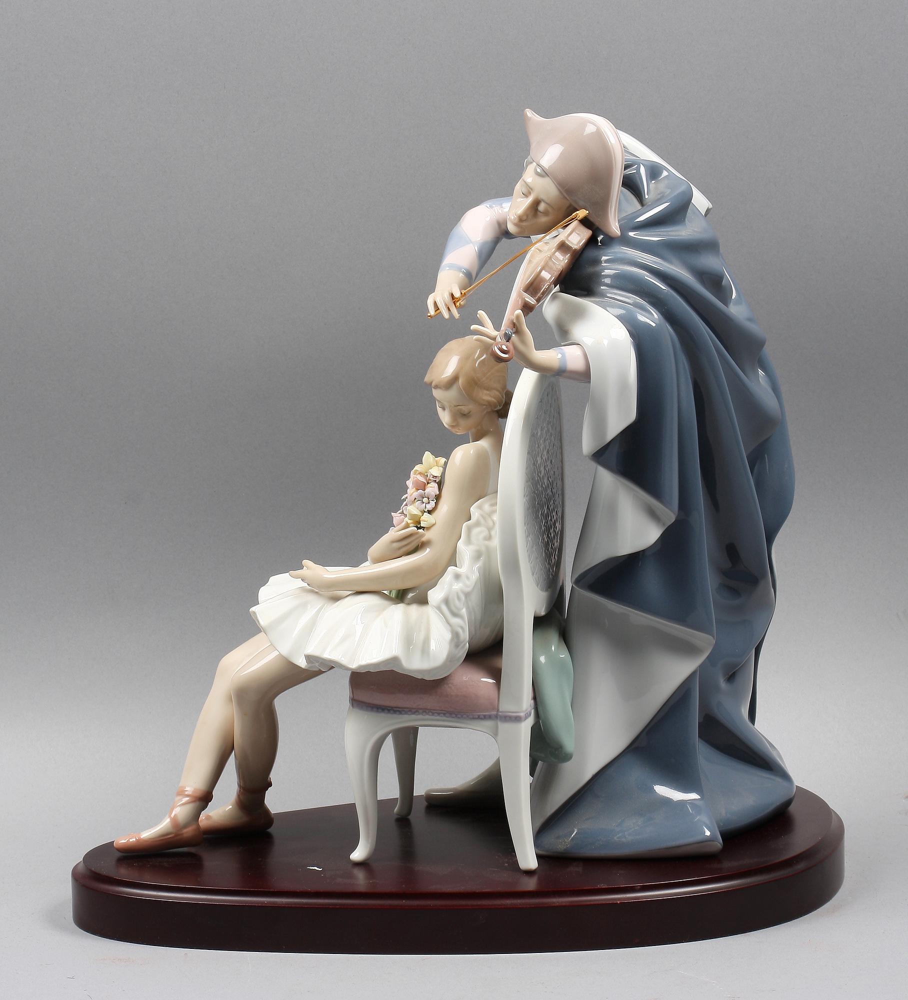 FIGURGRUPP, porslin, Lladro, märkt: No. 2.268, tillverkningsår 1993-1994.