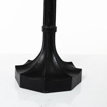 Sigurd Persson, a pair ofa cast iron candelabras, Kockums 1965.