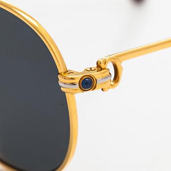 Cartier, Louis Sapphire, glasögonbågar med glas. Märkta Cartier Paris Made in France, 1988, 55 18 135.