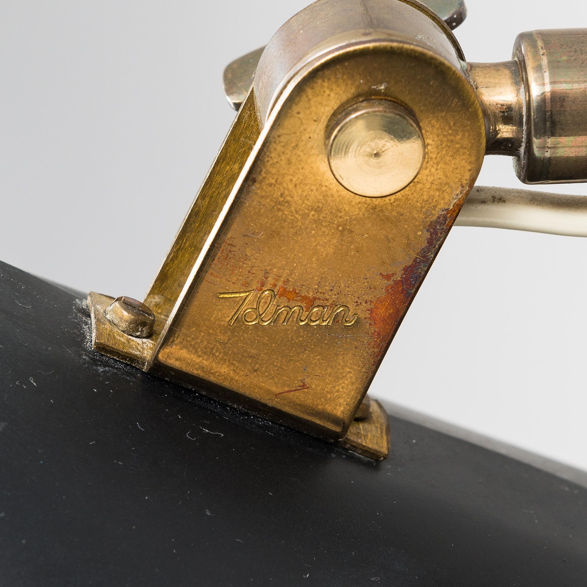 Paavo Tynell, bordslampa, modell 9222, Idman, 1900-talets mitt.