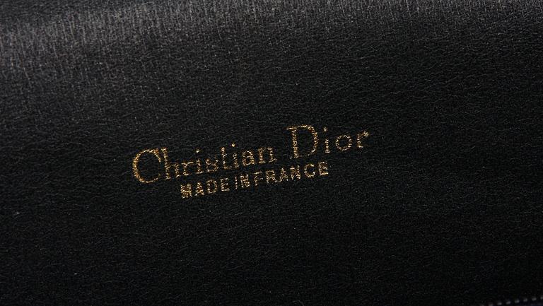 HANDVÄSKA, taxtil och skinn, Christian Dior, Frankrike.