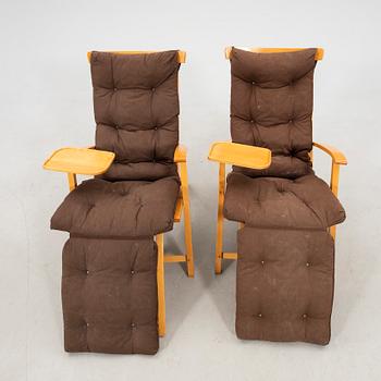 Däckstolar ett par Brogrens 1900-talets senare del.