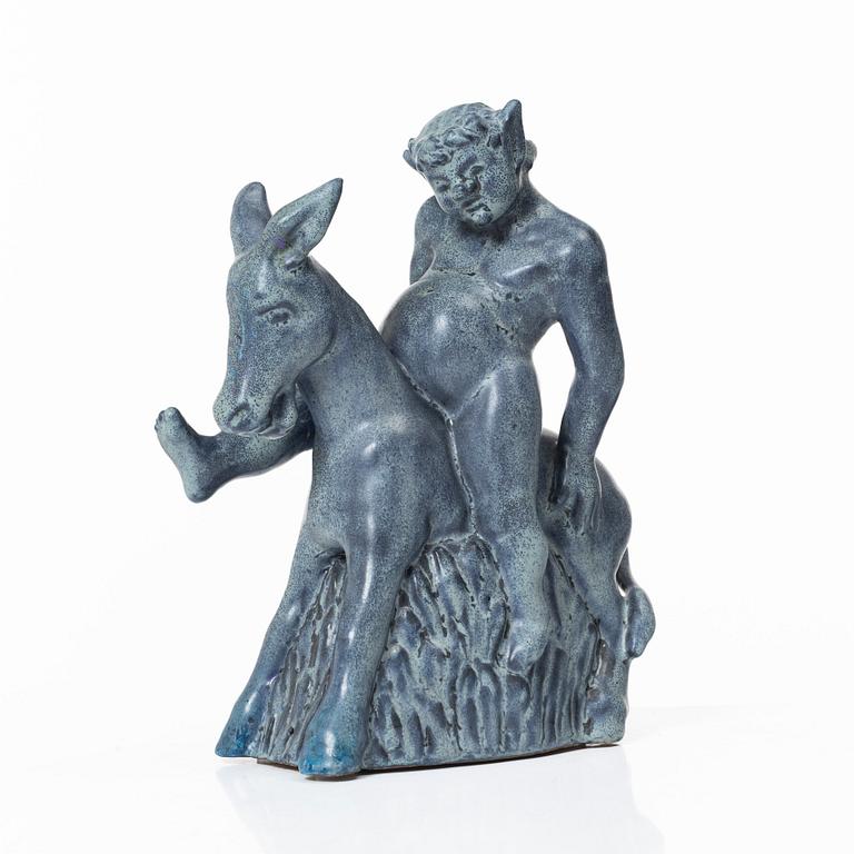 Åke Holm, an earthenware sculpture, Höganäs.