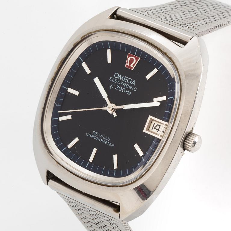 Omega, De Ville, Electronic (f300Hz), wristwatch, 37,5 mm.