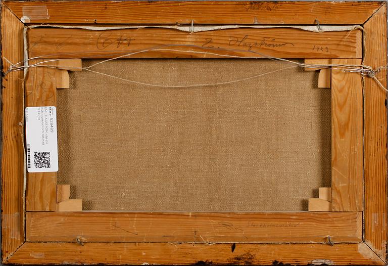 EMIL HAGSTRÖM, olja på duk, signerad och daterad 1923.