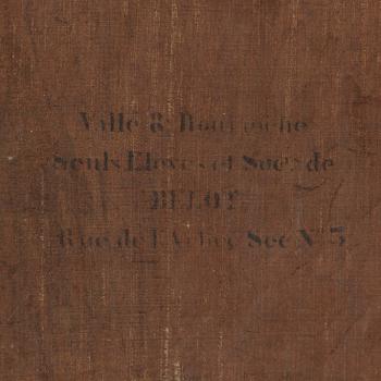 EDOUARD LOUIS DUBUFE, oil on canvas, bears signature ED inlower right corner. (later).