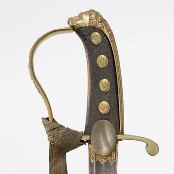 A Swedish officer's sabre from around the year 1800.