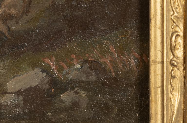 Carl Fredrik Kiörboe, Horses and Fox.