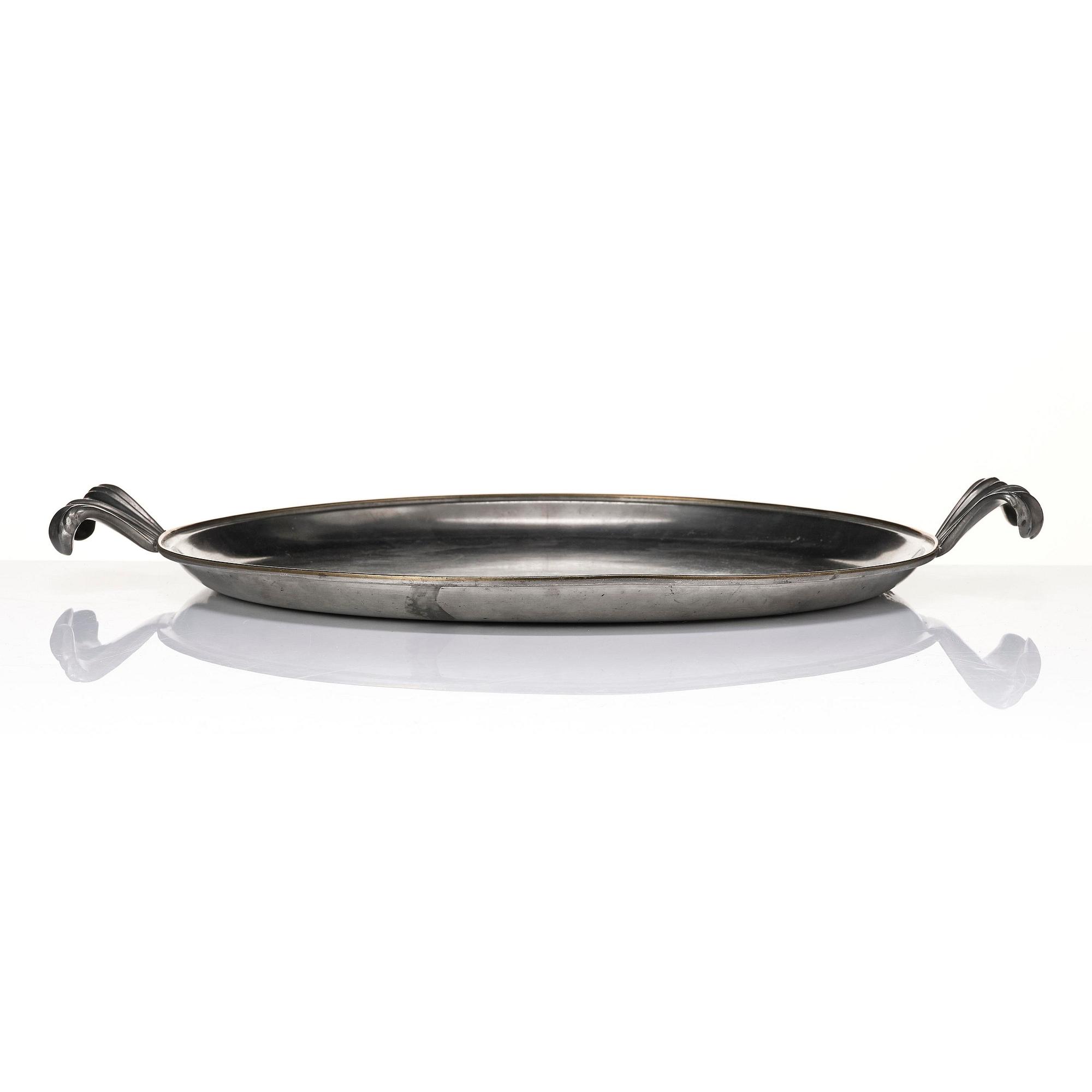Firma Svenskt Tenn, a pewter tray, Stockholm, 1928.