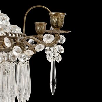 LJUSKRONA, empirestil, 1900-talets första hälft. Höjd ca 65cm.