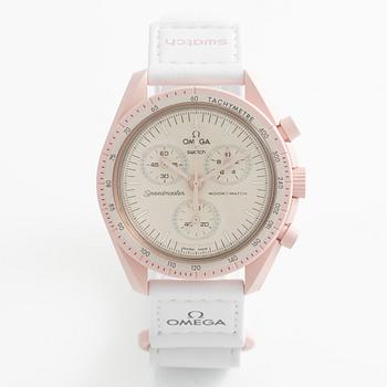 Omega/Swatch, MoonSwatch, "No Reserve", collection of 14 pcs, chronograph, wristwatches, 42 mm.