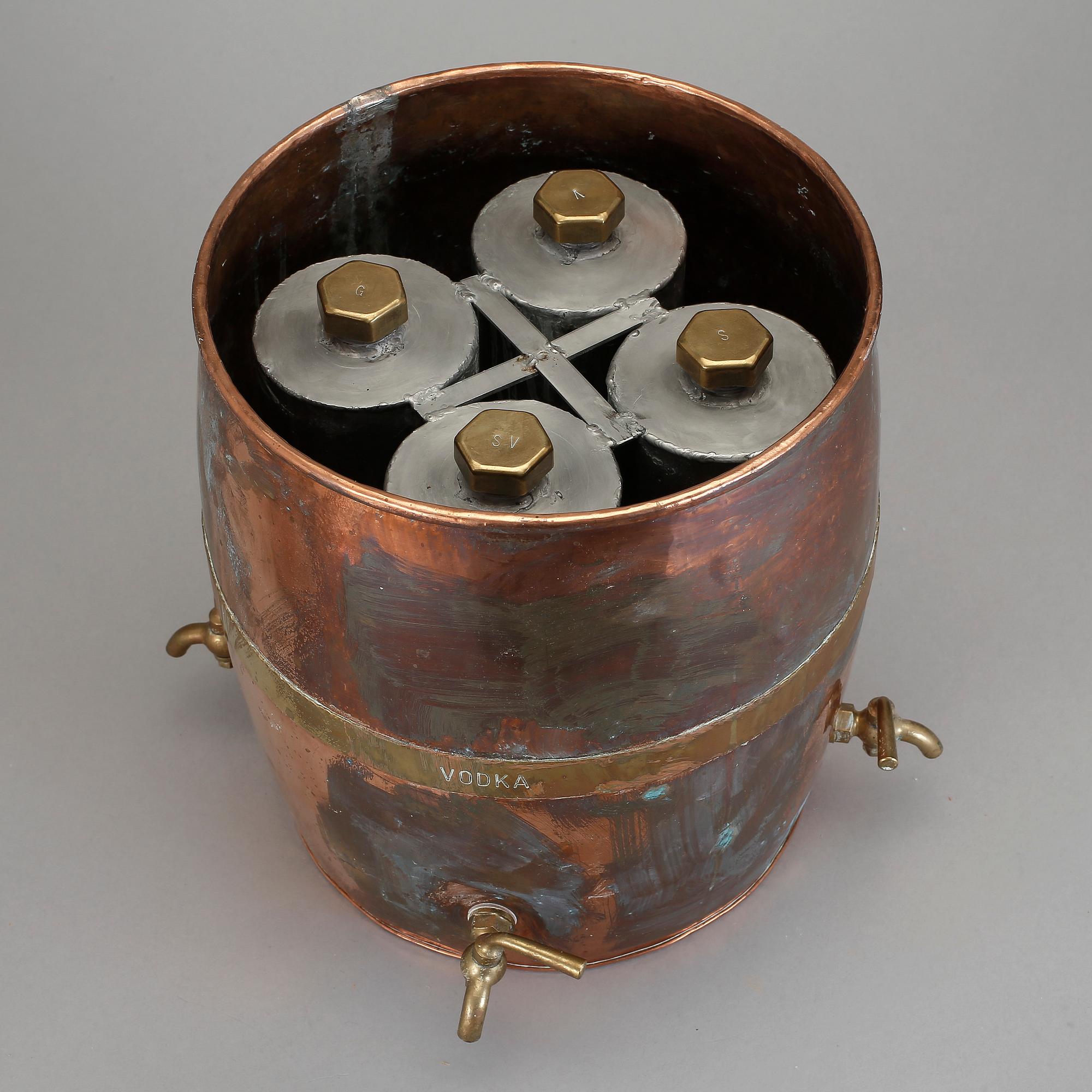 SAMOVAR, koppar, 1900-talets första hälft.