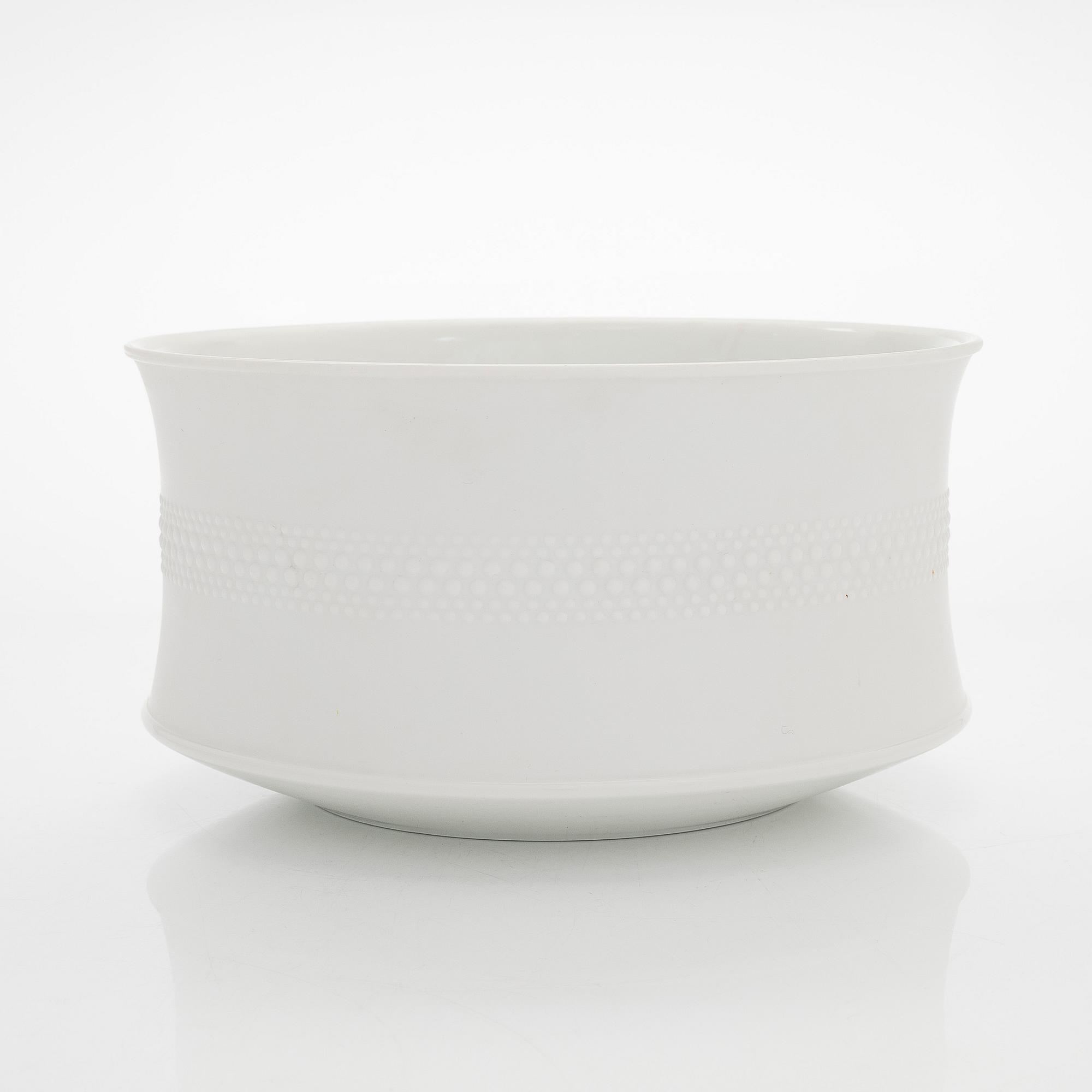 Tapio Wirkkala, bowl, model "Flower pot series" 7304/24 for Rosenthal Studio-linie, Germany 1960s.