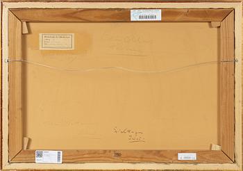 Edvin Ollers, oil on canvas/papaer-panel, signed and dated 1921.