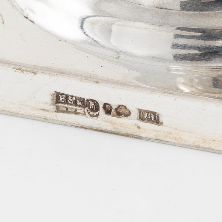 Vinkalkar, 12 st, silver, Svedboms Guldsmeds Ab Hov, Vetlanda, 1963.