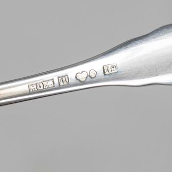 Eric Löfman, Coffee spoons, 12 pcs, silver, model "Uppsala", KG Markströms Guldsmeds Ab, Lidköping, among others 1959.