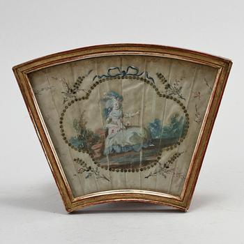 SIDENMÅLERI, sannolikt 1700-tal.