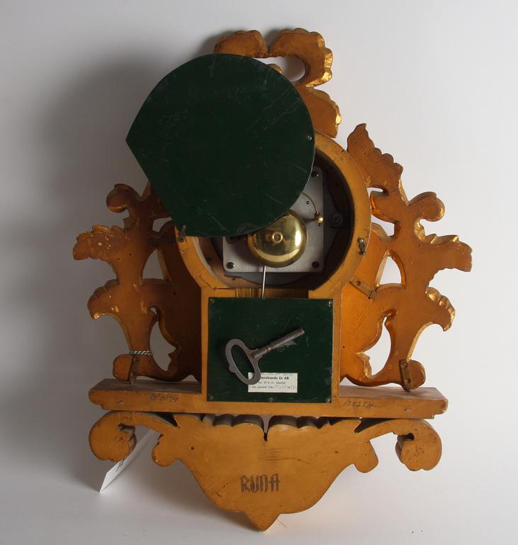 VÄGGPENDYL, rokokostil.