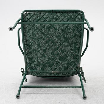 Josef Frank, a pair of model 591 steel tube armchairs, Firma Svenskt Tenn, Sweden.