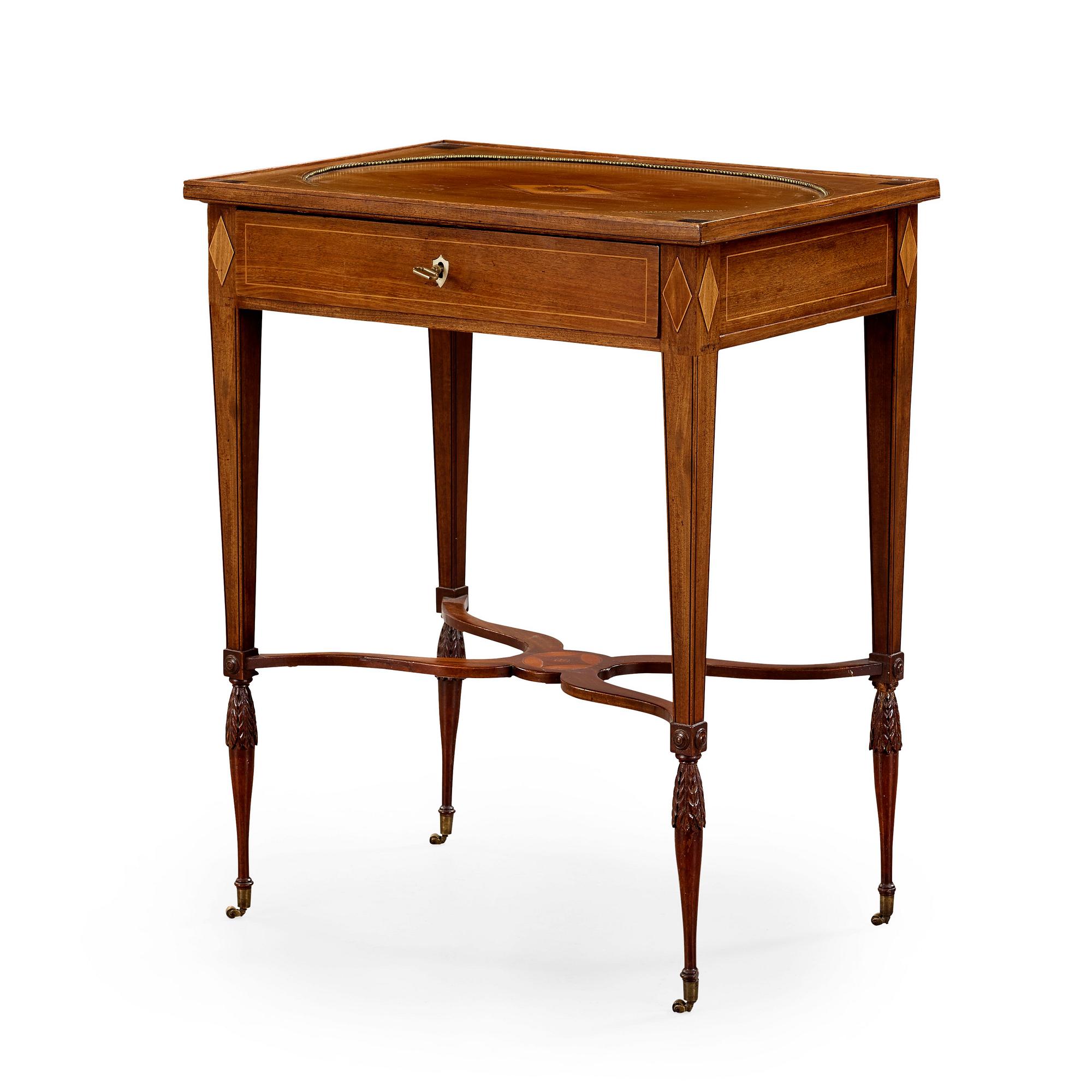 A late Gustavian table in the manner of Lars Qvarnberg, master 1801.