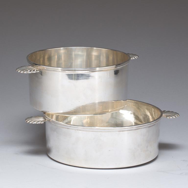 KAROTTER, 2 st, nysilver. C G Rågström, Stockholm.