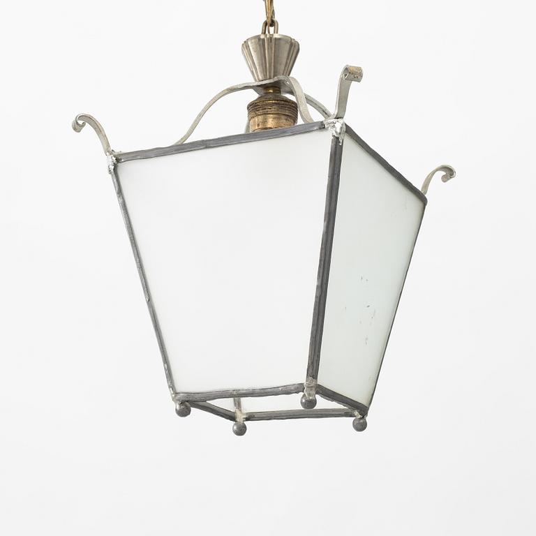 Harald Notini, taklampor, ett par, modell 6401, Arvid Böhlmarks Lampvarufabrik, 1920-30-tal.