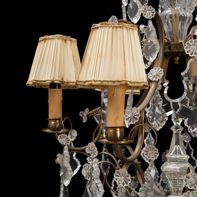 A Baroque style chandelier, first half of the 20th Century.