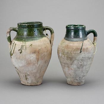 KRUS, 2 st, lergods, Europa, 1800-tal.