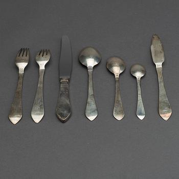 GEORG JENSEN, sterling silver cutlery.