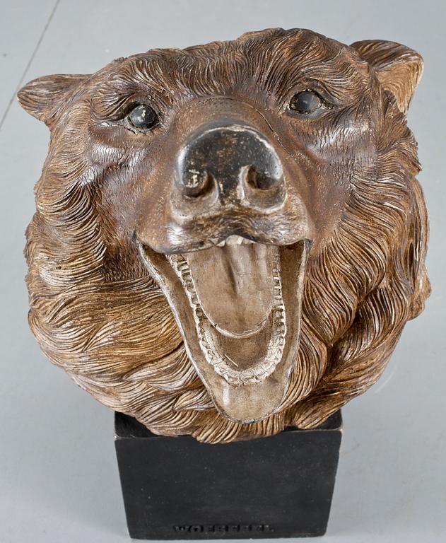 SKULPTUR, trä, 1900-tal.