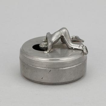 MANSCHETTKNAPPSASK, "Originell", Widerholm & Dahlberg, Eskilstuna, 1930-/40-tal.