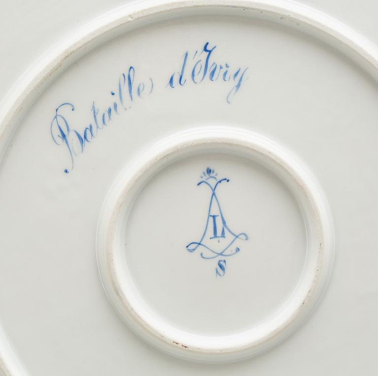 PRAKTFAT, porslin, Sevres-liknande märke, 1900-talets början.