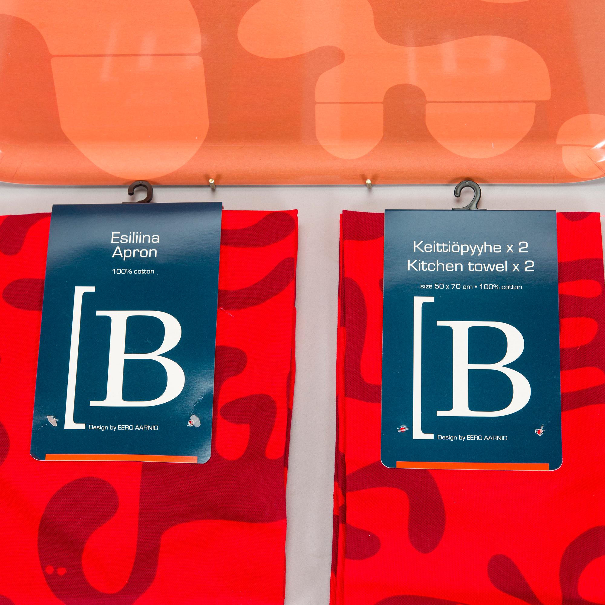 Eero Aarnio, erä kodintuotteita, 12 kpl, eri valmistajia.