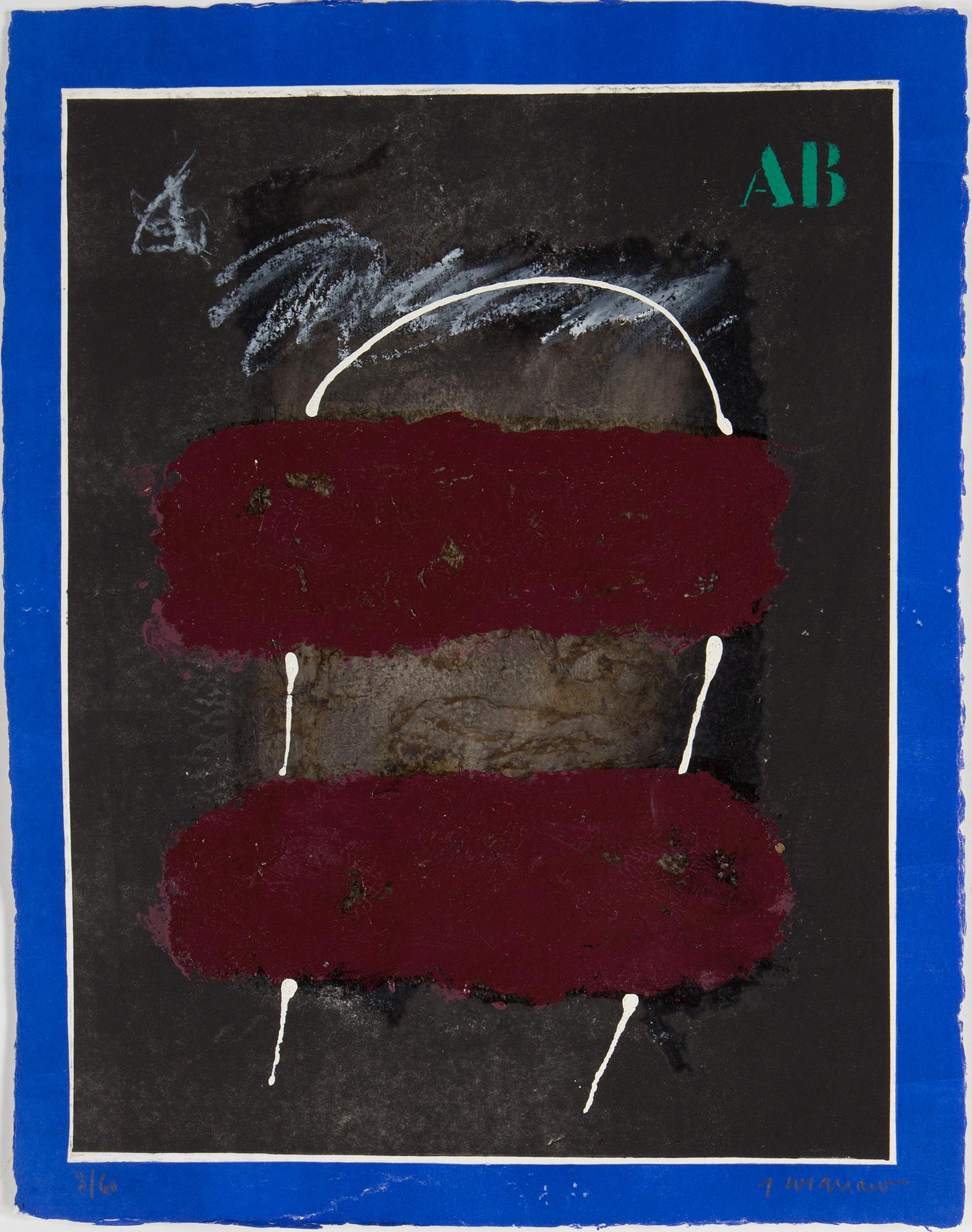 JAMES COIGNARD, Mapp med 8 st carborundum, "Regards sur l'oeuvre gravé", signerade och numerade 3/60.