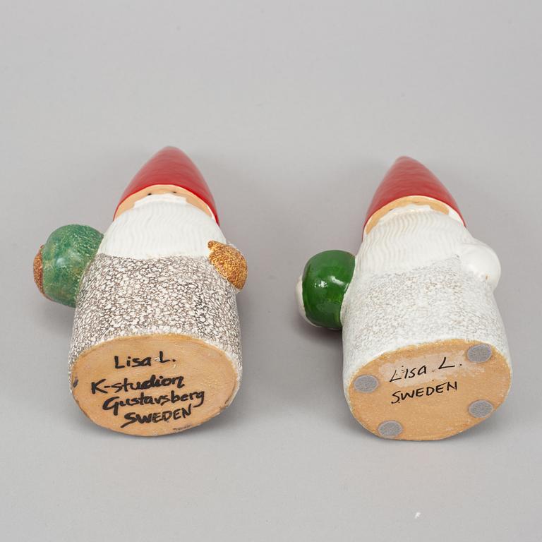 Lisa Larson, a group of six stoneware figurines, including K-Studion, Gustavsberg.