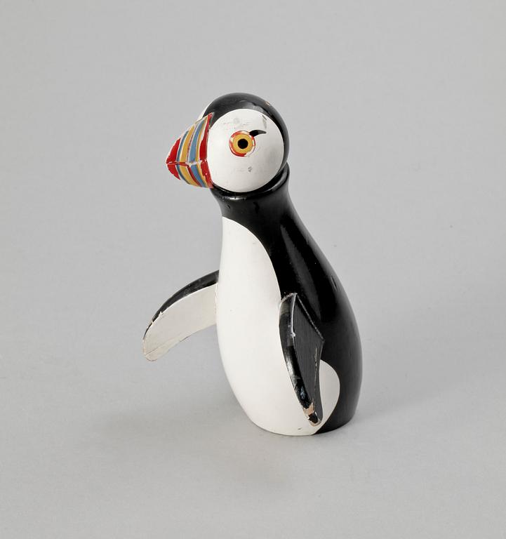 FIGURIN, bemålat trä, Kaj Bojesen Danmark.